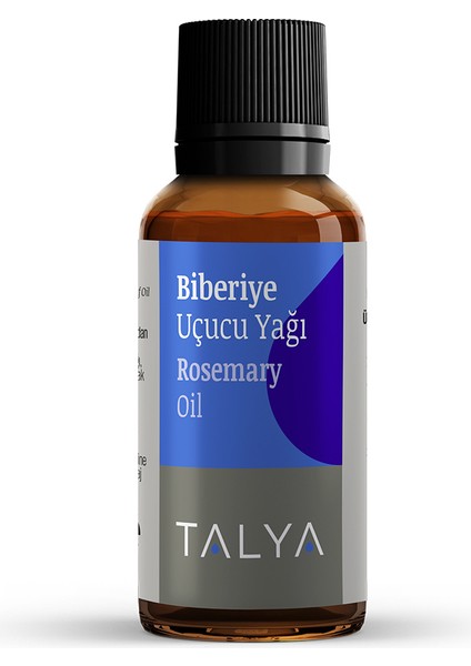 Biberiye Uçucu Yağı, %100 Saf ve Doğal, Bitkisel Uçucu Yağ, 10 ml