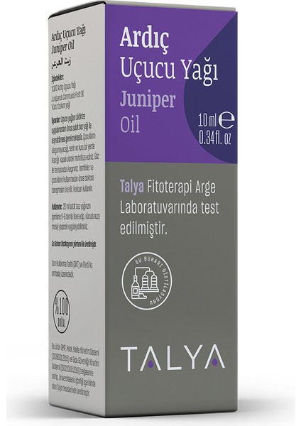 Ardıç Uçucu Yağı (Juniper Essential Oil), %100 Saf ve Doğal, 10 ml