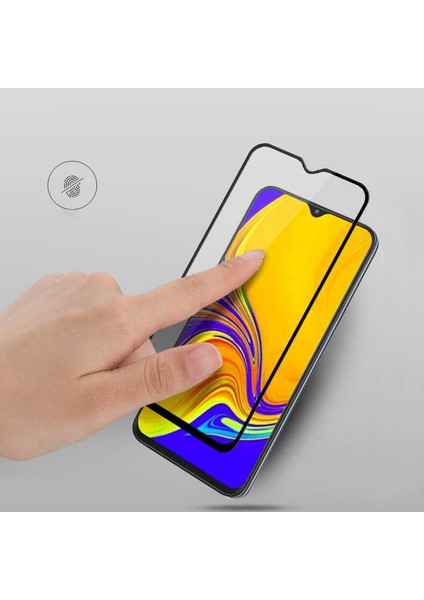 Samsung Galaxy M12 Tam Ekran Koruyucu Kırılmaz Cam 9H Temperli Koruma Dayanıklı 5D