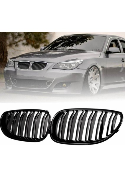 Bmw 5 Serisi E60 2004-2009 M5 Böbrek (Cift Cizgi) indirimleri
