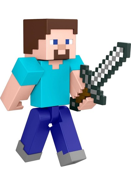 Minecraft Aksesuarlı Figürler HFC27 Steve Lisanslı Ürün
