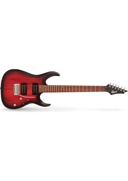 Elektro Gitar , Open Pore Black Cherry Burst (H-H)