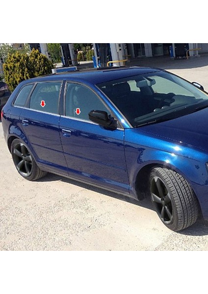 Audi A3 Krom Cam Çıtası 2004-2012 6prç