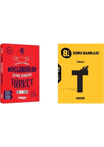 8.Sınıf Güçlendiren Türkçe Soru Bankası+Hız Türkçe Soru Bankası