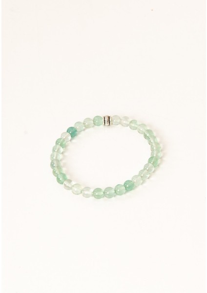 Florit Doğal Taş Bileklik (6mm Küre Kesim)