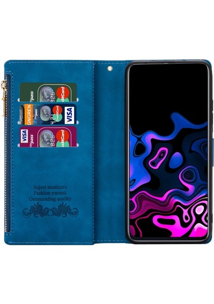 Su Geçirmez Cüzdan Işlevli Suni Deri Stand Kapaklı Telefon Kılıfı - Samsung Galaxy A21s (Yurt Dışından) fırsatları