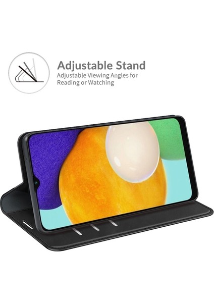 Stand Kapaklı Mıknatıslı Suni Deri Cüzdan Işlevli Telefon Kılıfı - Samsung Galaxy A13 5g (Yurt Dışından)