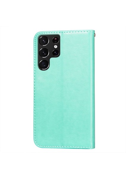 Çizilmeye Dayanıklı Pu Deri Cüzdan Işlevli Stand Kapaklı Telefon Kılıfı - Samsung Galaxy S22 Ultra 5g (Yurt Dışından) fiyatları
