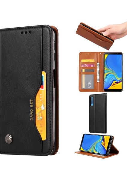 Samsung Galaxy A70 Için Pu Deri Telefon Kılıfı (Yurt Dışından)
