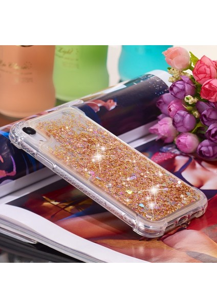 Apple İphone Xr 6.1 Inç Uyumlu Simli Tpu Telefon Kılıfı - Altın (Yurt Dışından) fırsatları