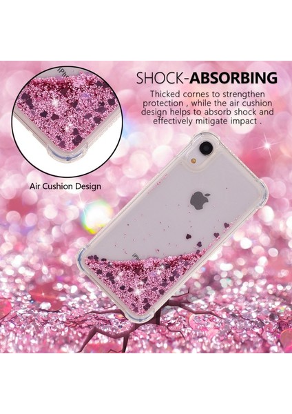 Apple İphone Xr 6.1 Inç Uyumlu Simli Tpu Telefon Kılıfı - Kırmızı (Yurt Dışından) fiyatları