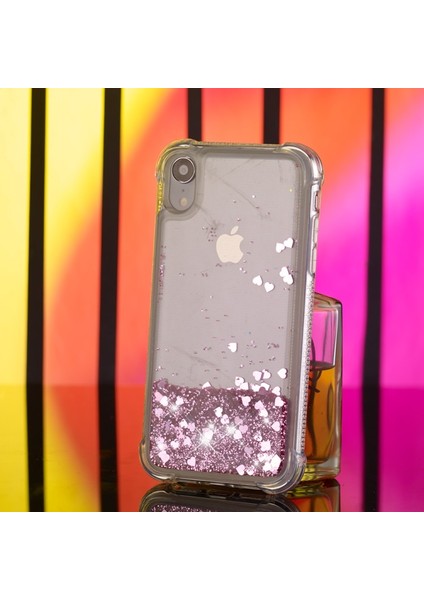 Apple İphone Xr 6.1 Inç Uyumlu Simli Tpu Telefon Kılıfı - Kırmızı (Yurt Dışından) indirimleri