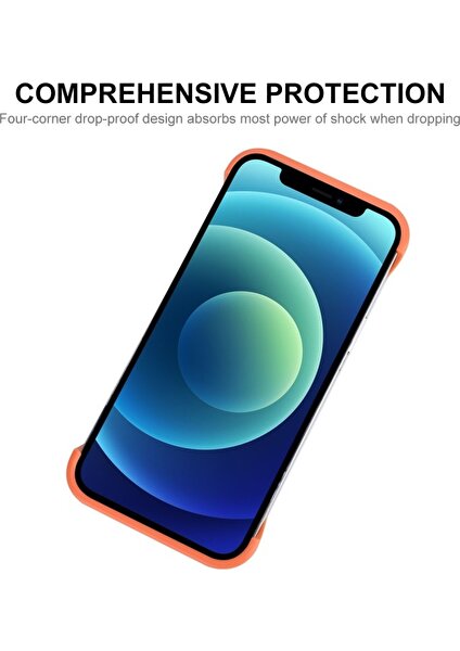 iPhone 12 Pro Max Için 9h Temperli Cam Ekran Koruyuculu Çerçevesiz Ince Telefon Kılıfı - Beyaz (Yurt Dışından)