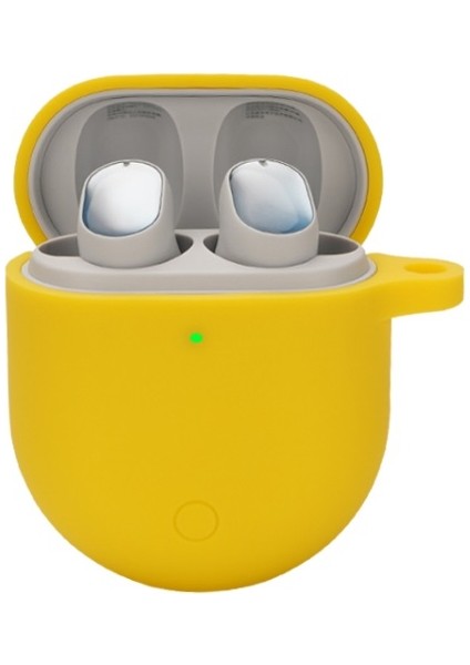 Xiaomi Redmi Airdots 3 Pro Için Bluetooth Kulaklık Koruyucu Silikon Kapaklı Kılıf- Sarı (Yurt Dışından)