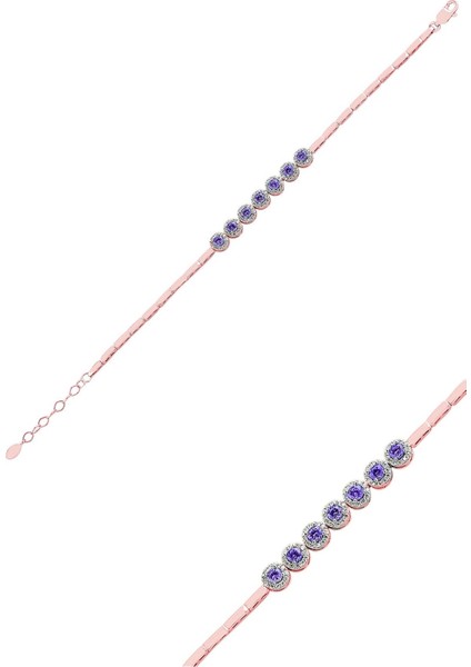 Mor Çiçek Anturaj Bileklik_rose fırsatları