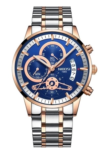 Nibo Su Geçirmez Paslanmaz Çelik Erkek Saatleri (Yurt Dışından)
