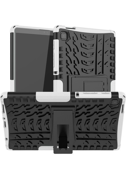 Kaymaz Pc + Tpu Hibrid Destek Çubuklu Tablet Koruyucu Kılıf - Samsung Galaxy Tab A7 Lite 8.7-Inç (Yurt Dışından)