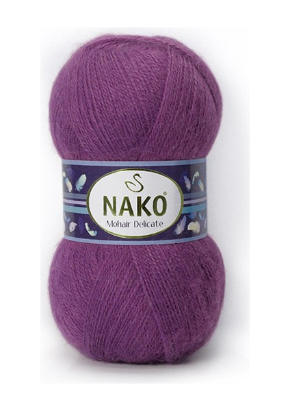Mohair Delicate 01048 Mor Renkli %25 Yün %72 Premium Akrilik Yün İpi 100 gr