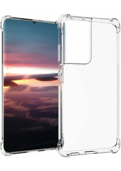 Kaymaz Darbeye Dayanıklı Tpu Koruyucu Telefon Kılıfı - Samsung Galaxy S21 Ultra 5g (Yurt Dışından)