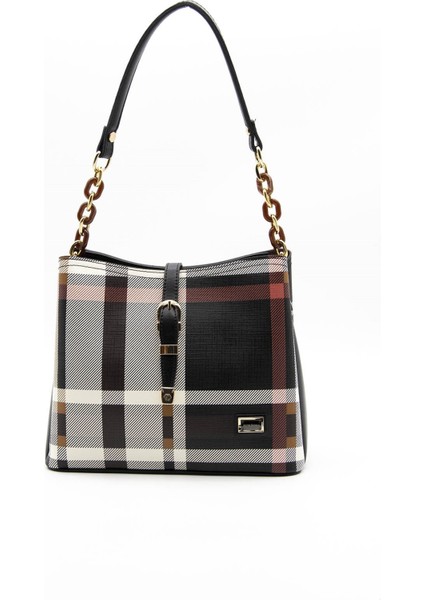 Silver Polo Kadın Omuz Çantası Siyah - Siyah NV974