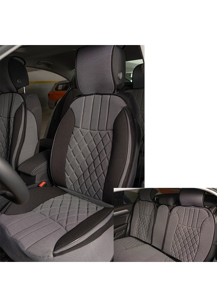 Elegance 5'li Set Minder Gri-Siyah / KLMNY543