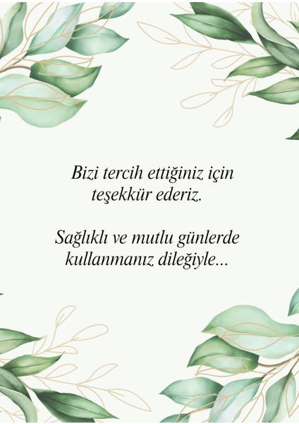 Teşekkür Kartı 8,4X5,2100 Adet