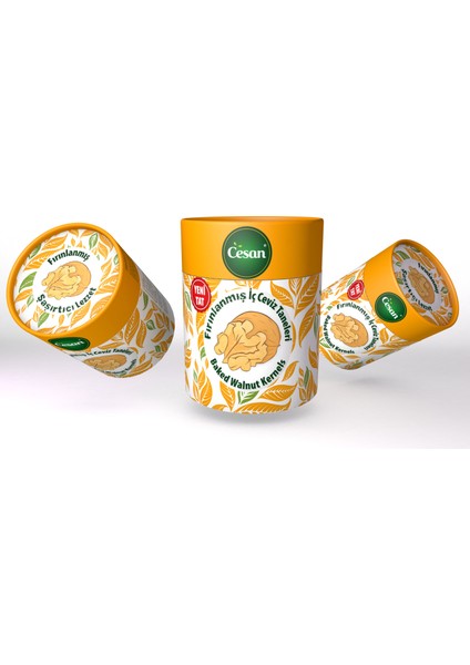 Cesan Ceviz - Fırınlanmış Ceviz Taneleri 150 gr. x 8 Adet - Yeni Tat
