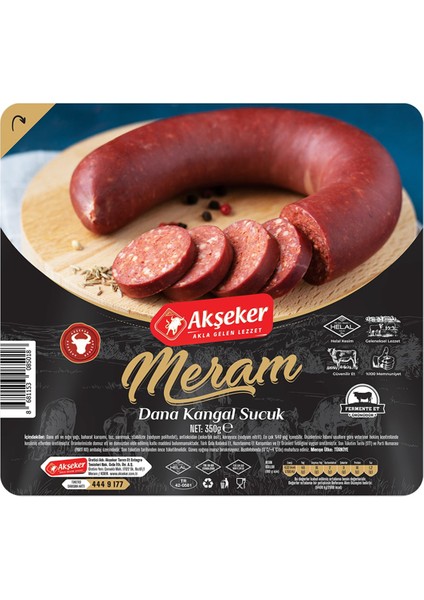 Akseker Meram Dana Kangal Sucuk 350 Gr.