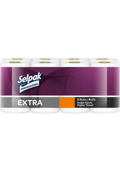 Selpak Professional Extra Rulo Kağıt Havlu 8'li