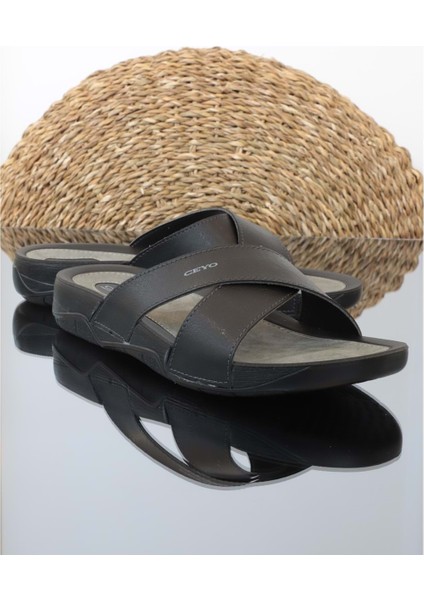 Konfores 1162-9877 Tam Anatomik Terlik - NKT01162-SIYAH-40