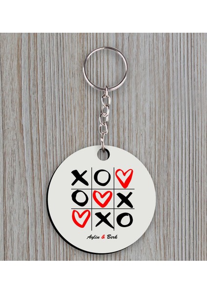 Kişiye Özel Isimli Sevgililer Günü Ahşap Anahtarlıklı El Yapımı 400 gr Melodi Kakaolu Fındık Kreması Seti-65 fiyatları