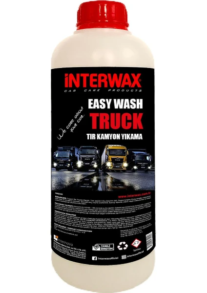 Interwax Easy Wash Truck Fırçasız Tır-Kamyon Yıkama Köpüğü 1 kg