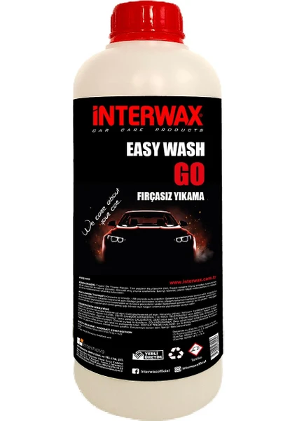 Interwax Easy Wash Go Fırçasız Oto Yıkama Köpüğü 1 kg