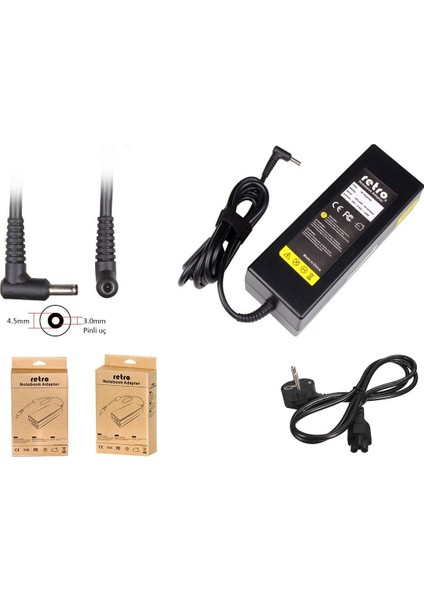 Asus 20V 7.5A 150W Pinli Uç Notebook Adaptör RPA-AC325