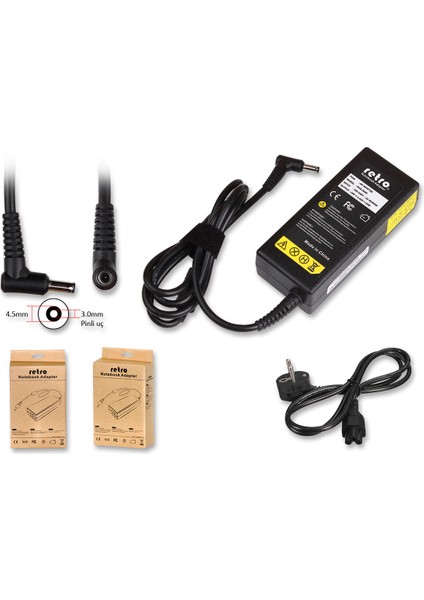 Asus 19V 3.42A 65W Pinli Uç Notebook Adaptör RNA-AS06 modelleri