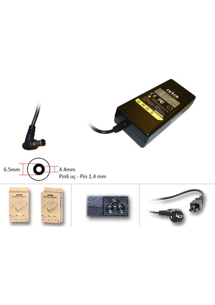 Sony 19.5V 3.9A 76W VGP-AC19V34 Notebook Adaptör RNA-SN05 indirimleri