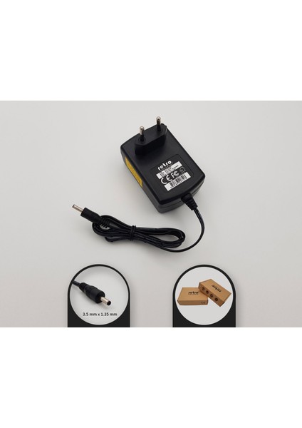 12V 3A 36W 3.5X1.35MM Notebook Adaptör RPA-AC204
