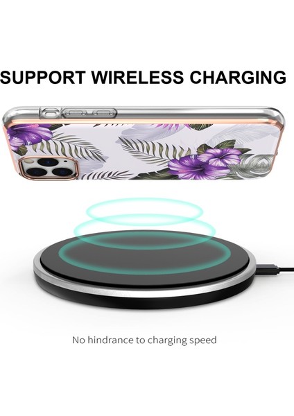 Apple iPhone 11 Pro Için Parmak Izi Önleyici Mermer Tasarım Galvanik Imd Iml Yumuşak Tpu Telefon Kılıfı - Mor (Yurt Dışından) modelleri