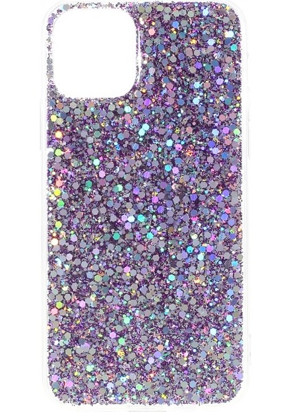 Apple iPhone 11 Pro Için Parıltılı Akrilik + Tpu Hibrit Kılıf - Mor (Yurt Dışından)