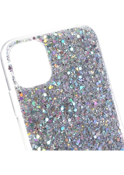 Apple iPhone 11 Pro Için Parıltılı Akrilik + Tpu Hibrit Kılıf - Gümüş (Yurt Dışından) fırsatları