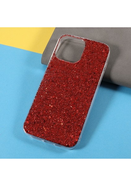 Apple iPhone 13 Pro Için Parıltılı Düşmeye Dayanıklı Akrilik + Tpu Telefon Kılıfı - Kırmızı (Yurt Dışından) modelleri