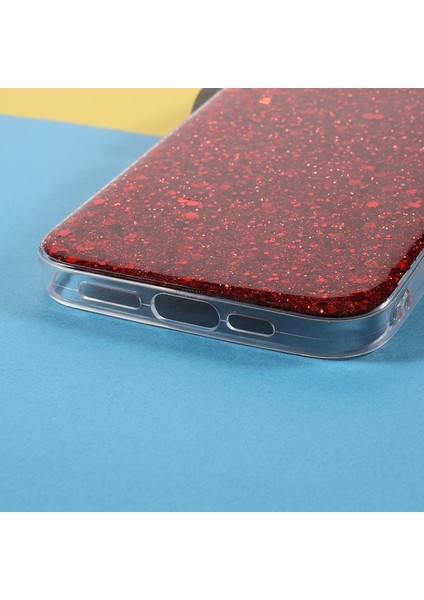 Apple iPhone 13 Pro Için Parıltılı Düşmeye Dayanıklı Akrilik + Tpu Telefon Kılıfı - Kırmızı (Yurt Dışından) indirimleri