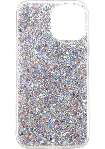 Apple iPhone 13 Için Parıltılı Payetli Akrilik + Tpu Telefon Kılıfı - Gümüş (Yurt Dışından) fiyatları