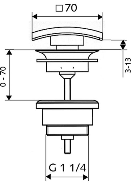 Quad Open Lavabo Sifonu 020030699