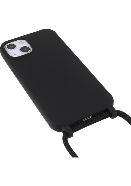 Apple iPhone 13 Mini Için Ayarlanabilir Kayışlı Esnek Tpu Koruyucu Telefon Kılıfı - Siyah (Yurt Dışından)