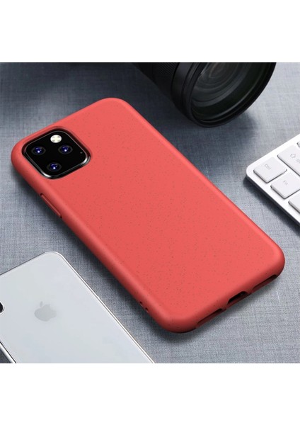 Apple iPhone 11 Için Çevre Dostu Doğada Çözünen Tpu Kılıf - Kırmızı (Yurt Dışından)