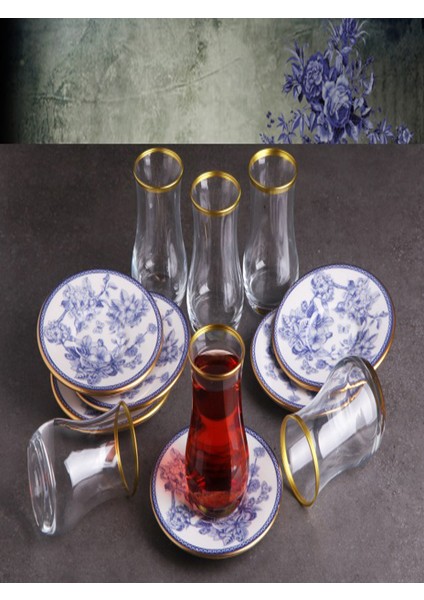 18 Parça Çay Bardaklı Pasta Sunum Seti fiyatları