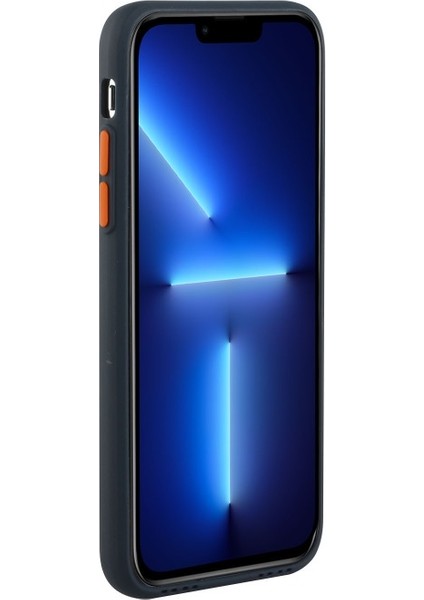 Apple iPhone 13 Pro Max Için Kart Yuvalı Esnek Tpu Koruyucu Telefon Kılıfı - Koyu Mavi (Yurt Dışından)