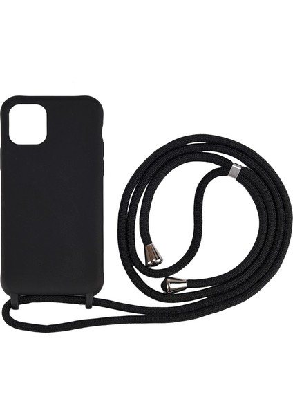 Apple iPhone 11 Pro Max Için Çok Işlevli Kayışlı Esnek Tpu Kılıf - Siyah (Yurt Dışından)