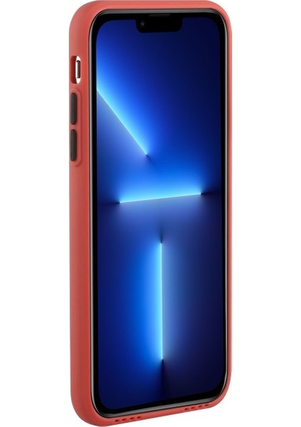 Apple iPhone 13 Pro Max Için Kart Yuvalı Esnek Tpu Koruyucu Telefon Kılıfı - Mercan (Yurt Dışından)